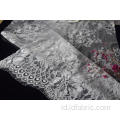 100% Nylon Panel Lace Fabric Design-F